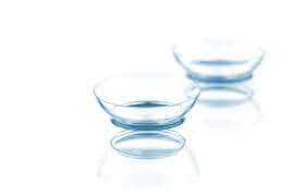 picture on contact lenses