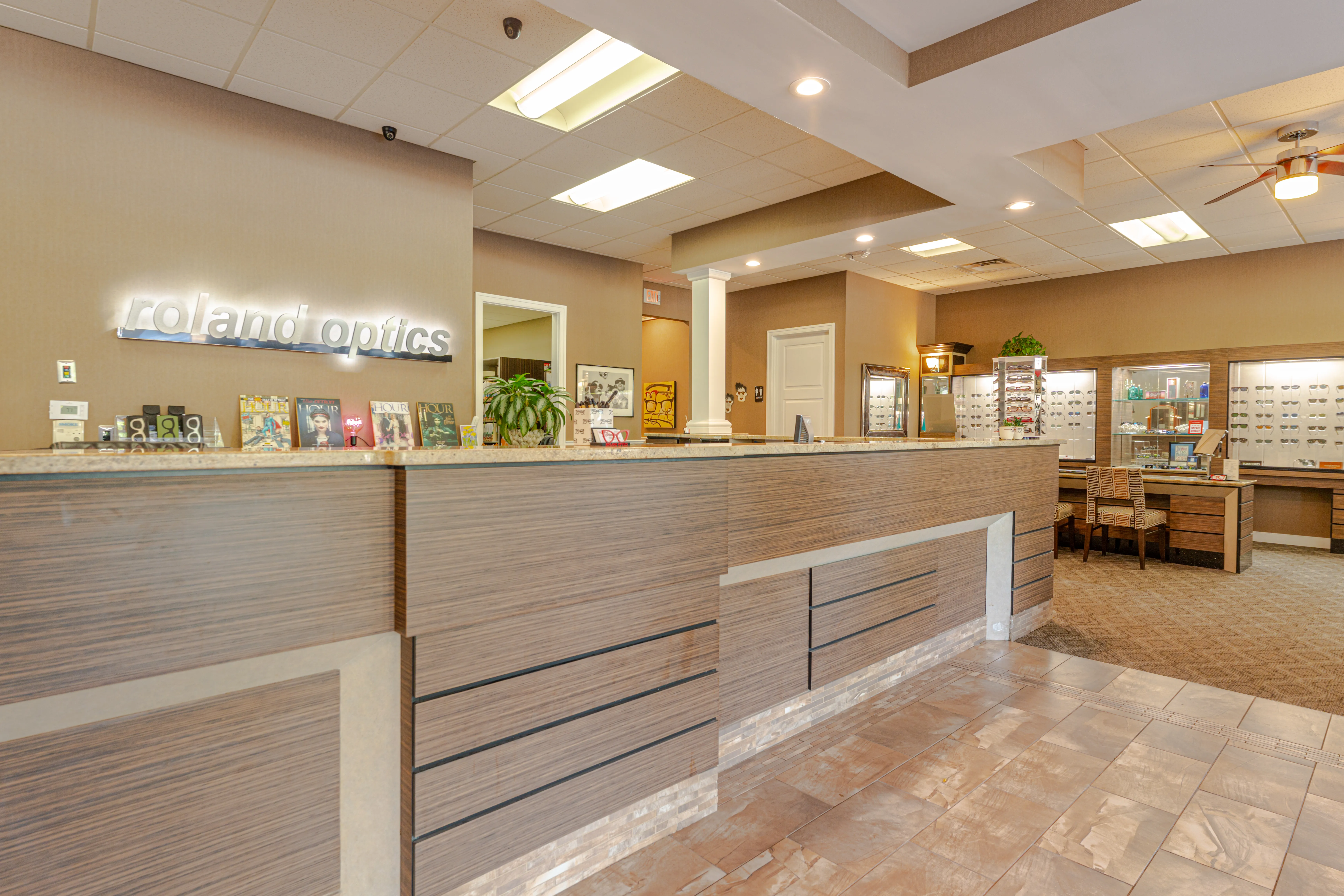 Roland Optics reception area